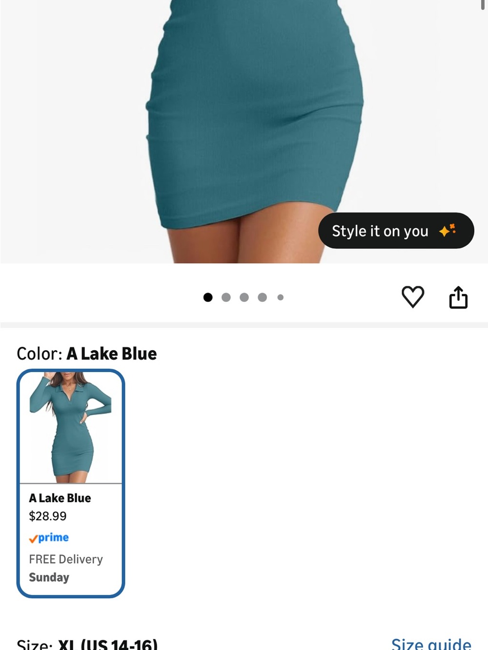 Light pink Bodycon Mini Dress - teal is for better idea of how dress looks